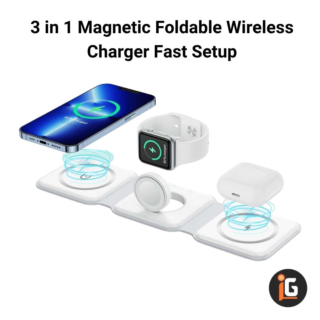 You are currently viewing 3 in 1 Magnetic Foldable Wireless Charger Fast Setup