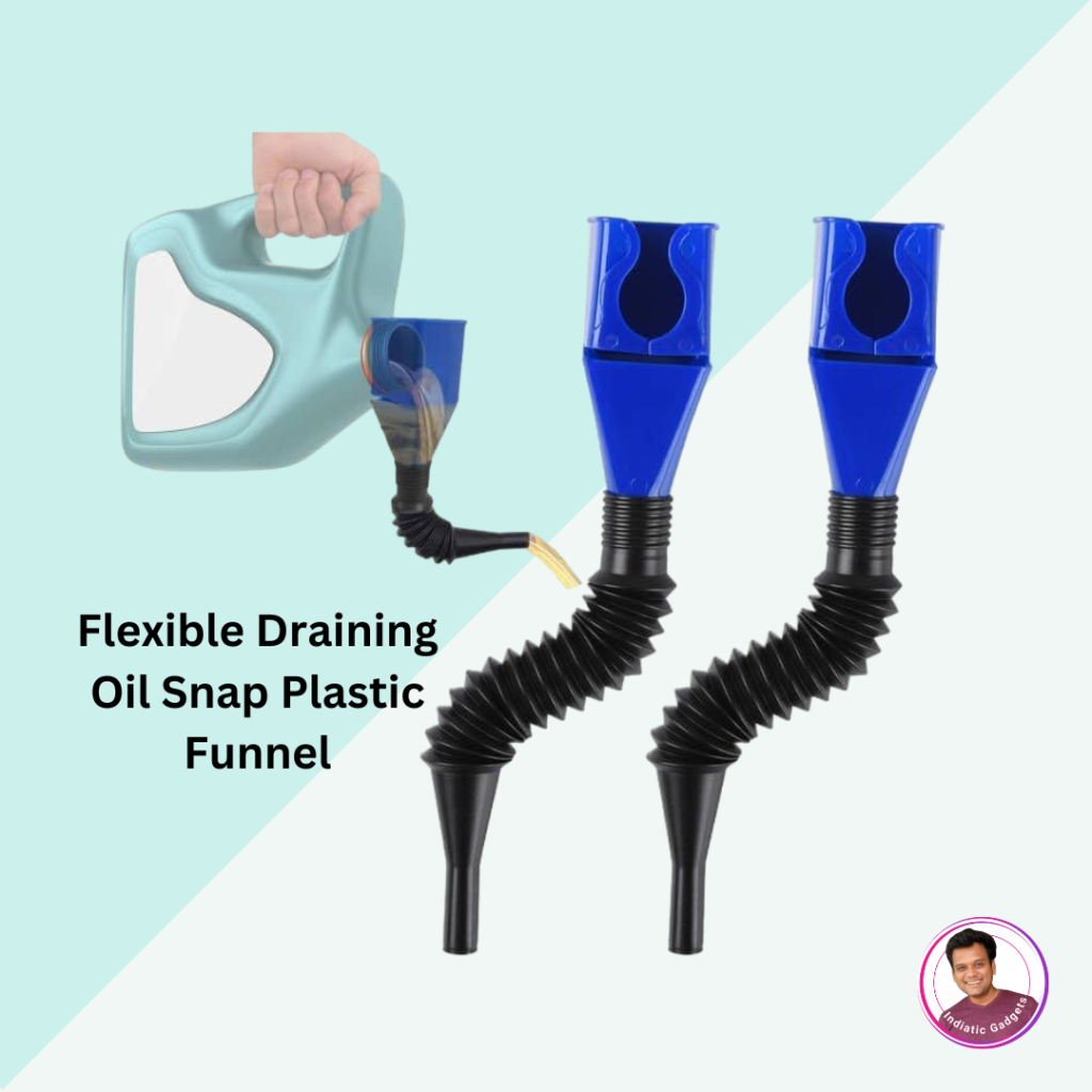 Read more about the article Flexible Draining Oil Snap Plastic Funnel