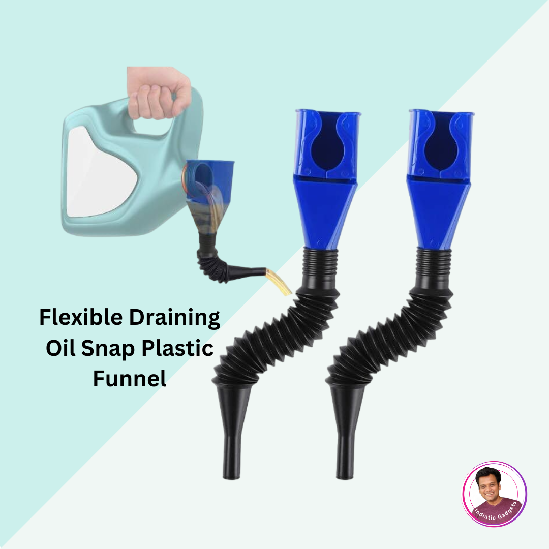 You are currently viewing Flexible Draining Oil Snap Plastic Funnel