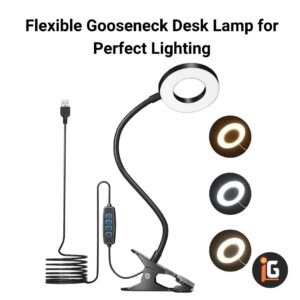 Read more about the article Flexible Gooseneck Desk Lamp for Perfect Lighting