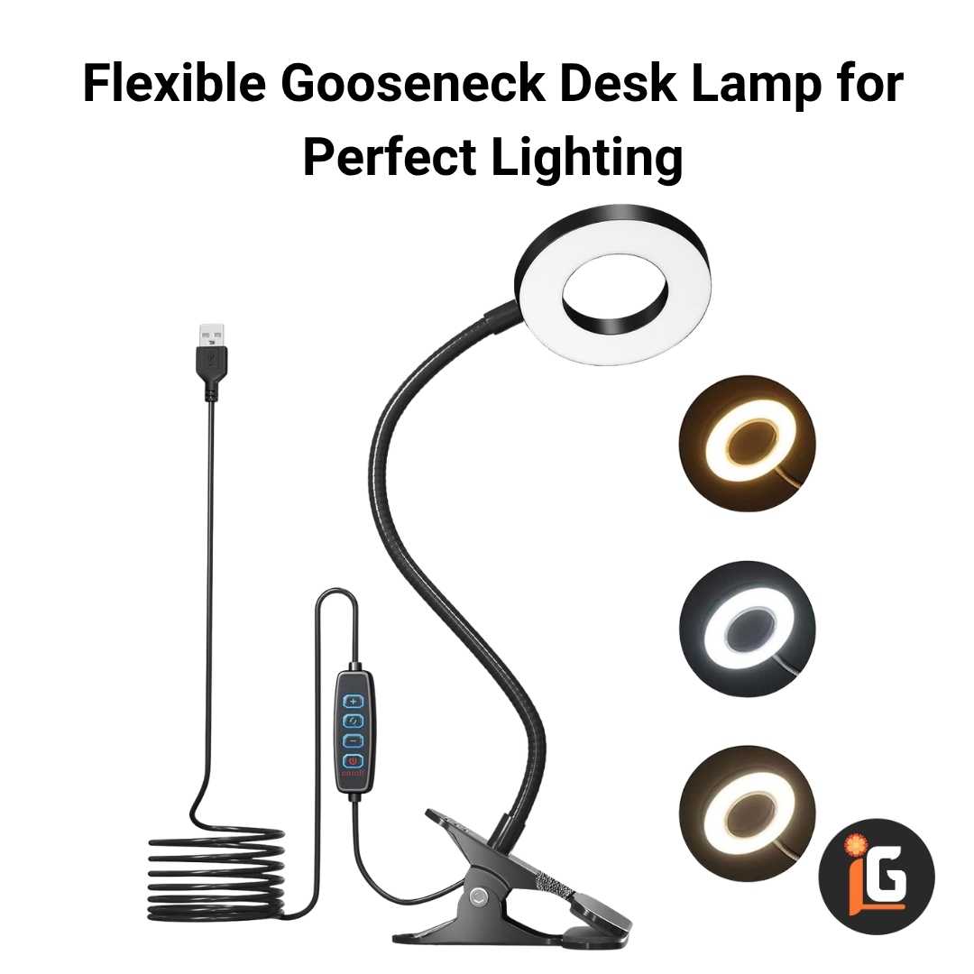 You are currently viewing Flexible Gooseneck Desk Lamp for Perfect Lighting