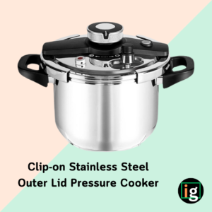 Read more about the article Clip-on Stainless Steel Outer Lid Pressure Cooker