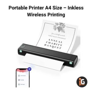 Read more about the article Portable Printer A4 Size – Inkless Wireless Printing