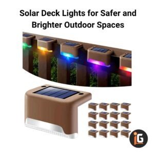 Read more about the article Solar Deck Lights for Safer and Brighter Outdoor Spaces