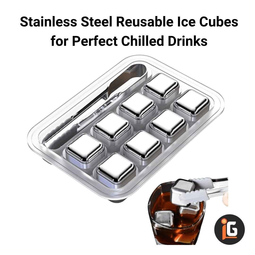 You are currently viewing Stainless Steel Reusable Ice Cubes: Perfect Chilled Drinks