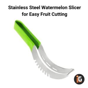 Read more about the article Stainless Steel Watermelon Slicer for Easy Fruit Cutting