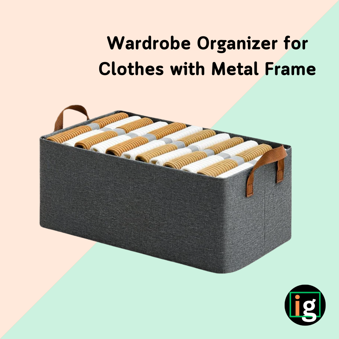 You are currently viewing Wardrobe Organizer for Clothes with Metal Frame