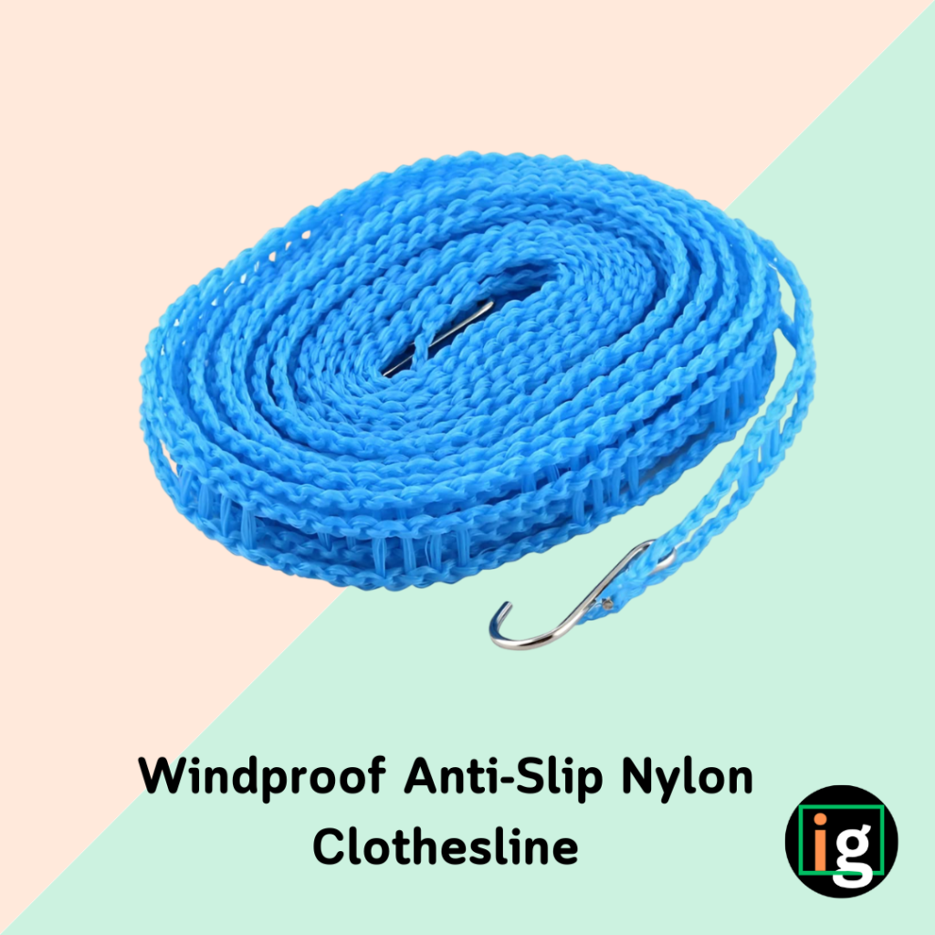 Read more about the article Windproof Anti-Slip Nylon Clothesline