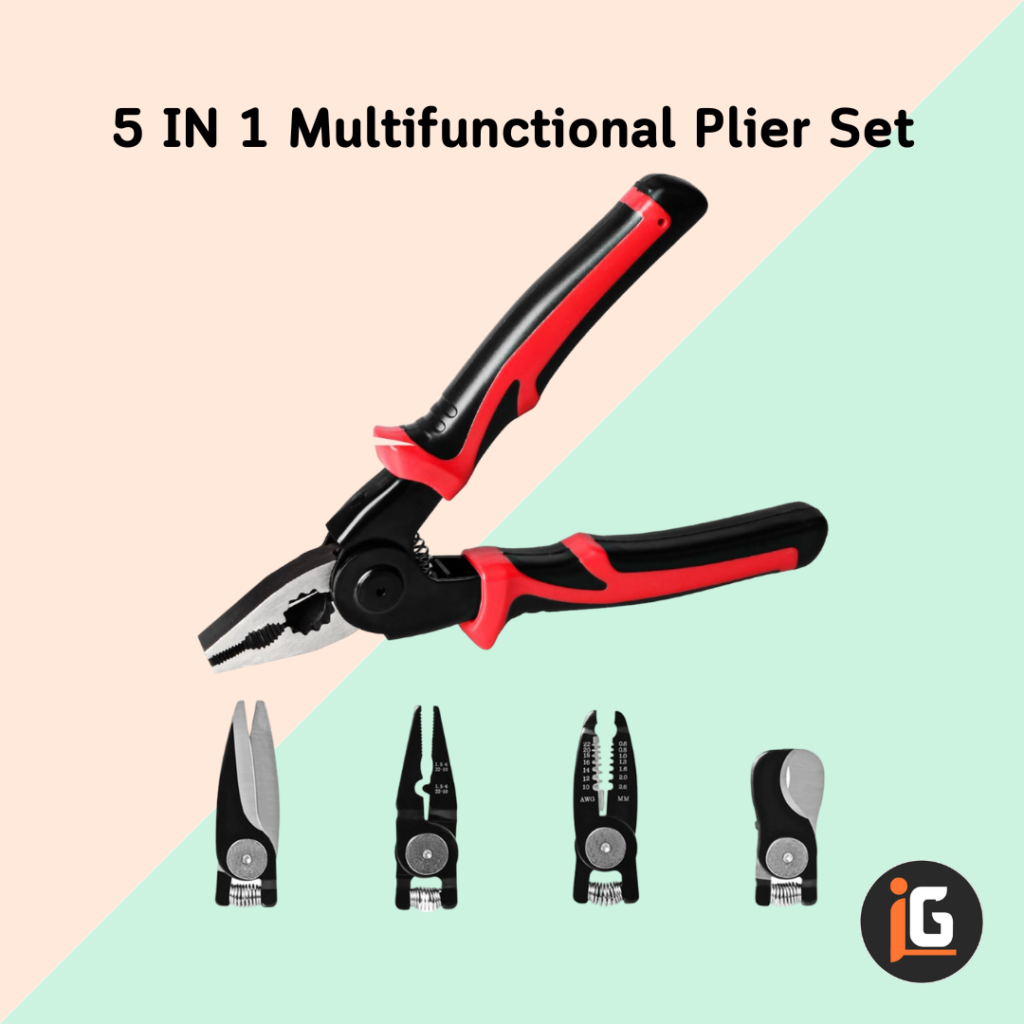 Read more about the article 5 IN 1 Multifunctional Plier Set