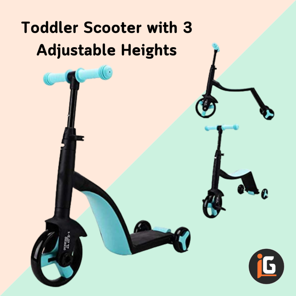 Read more about the article Toddler Scooter with 3 Adjustable Heights