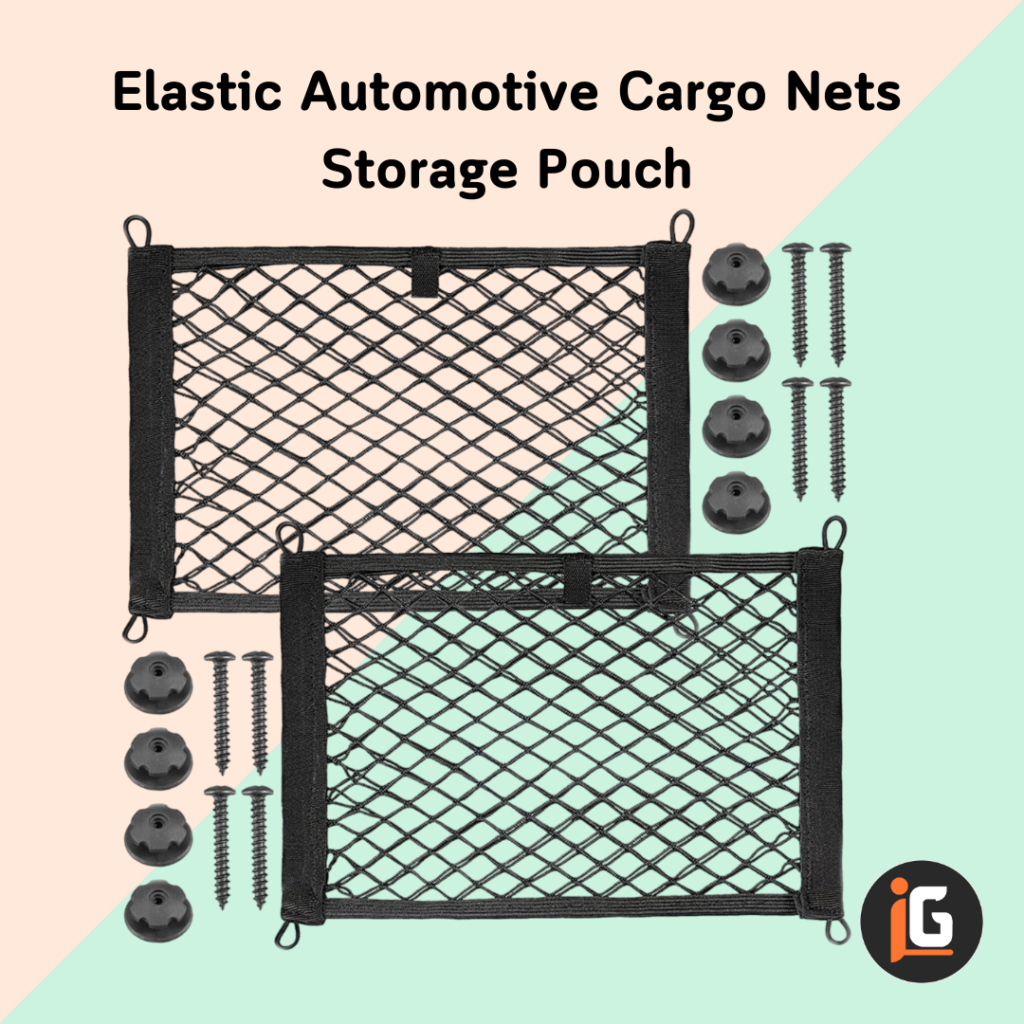 Read more about the article Elastic Automotive Cargo Nets Storage Pouch