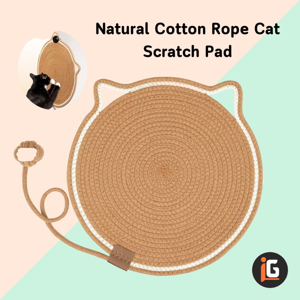 Read more about the article Natural Cotton Rope Cat Scratch Pad