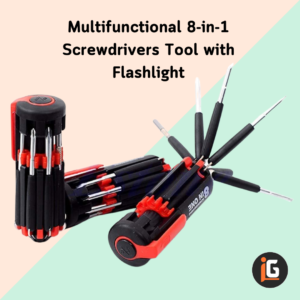 Read more about the article Multifunctional 8-in-1 Screwdrivers Tool with Flashlight