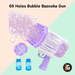 Read more about the article 69 Holes Bubble Bazooka Gun: The Ultimate Fun Gadget