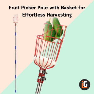 Read more about the article Fruit Picker Pole with Basket for Effortless Harvesting