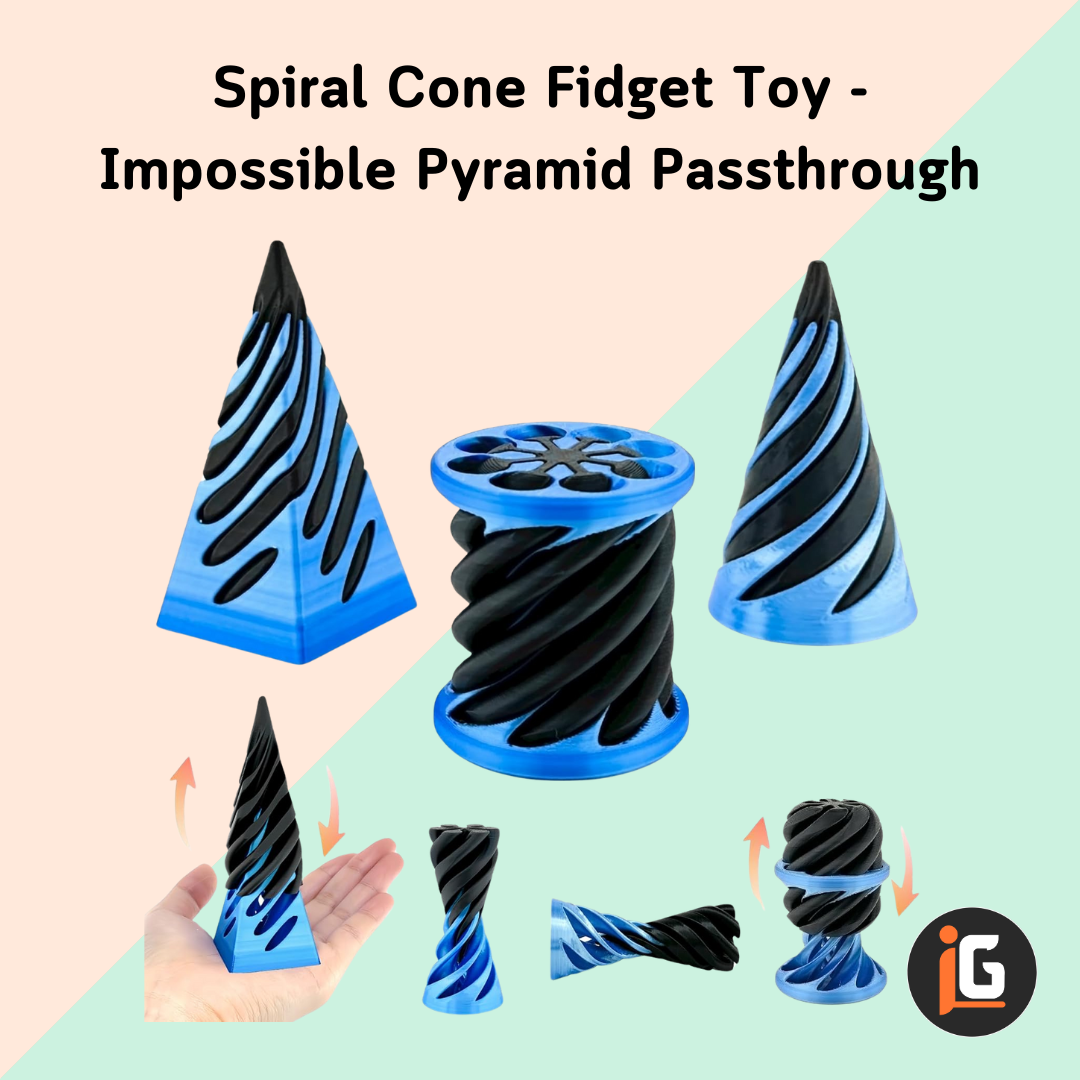 You are currently viewing Spiral Cone Fidget Toy – Impossible Pyramid Passthrough