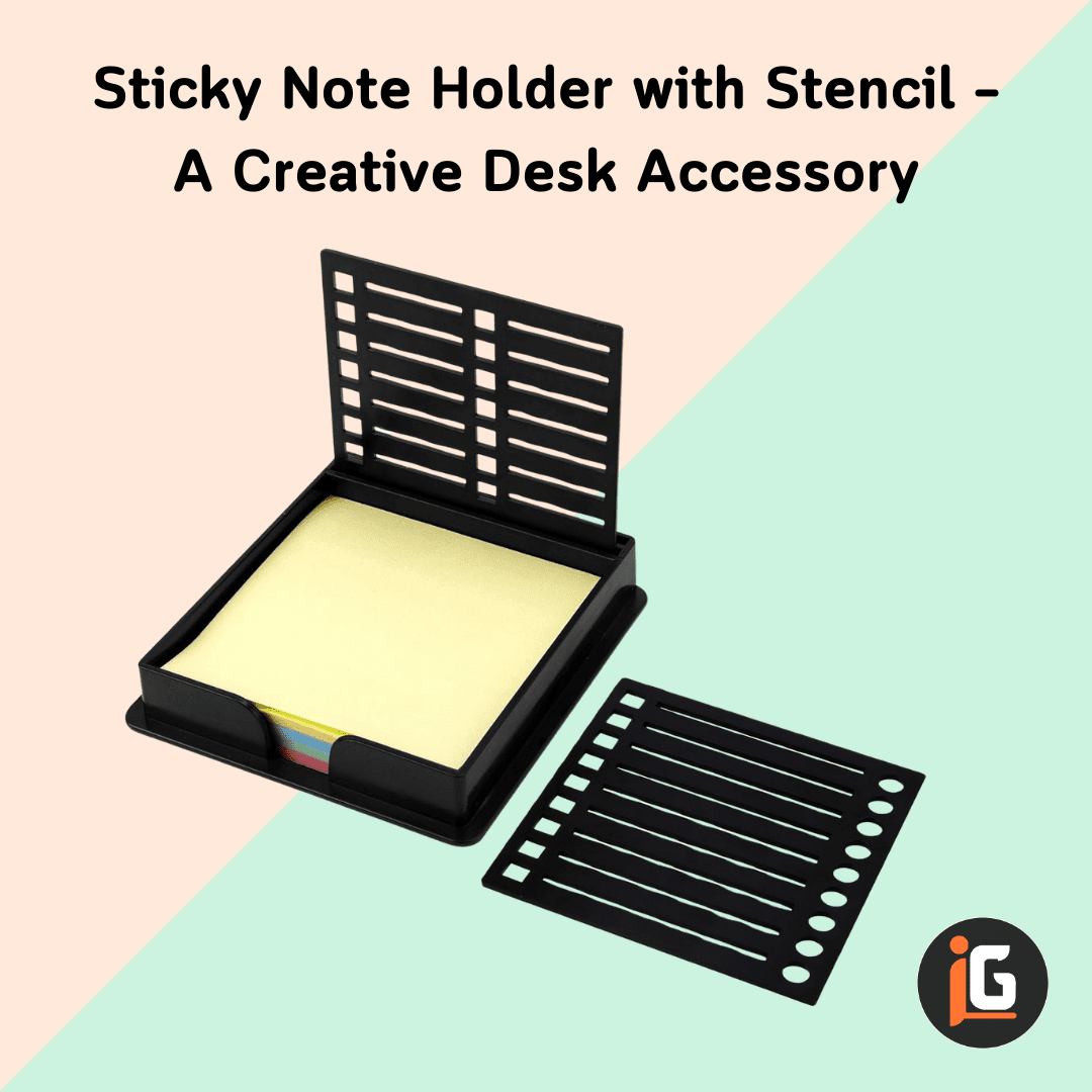 You are currently viewing Sticky Note Holder with Stencil – A Creative Desk Accessory