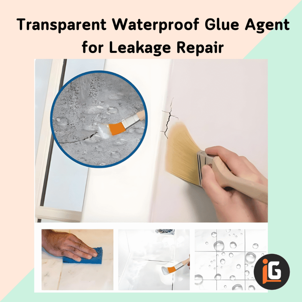 Read more about the article Transparent Waterproof Glue Agent for Leakage Repair