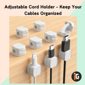 Read more about the article Adjustable Cord Holder – Keep Your Cables Organized