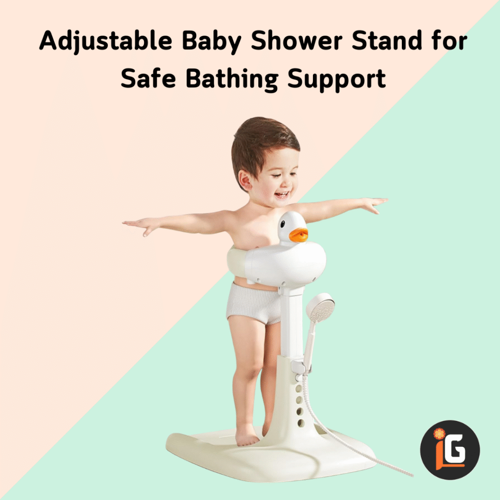 Read more about the article Adjustable Baby Shower Stand for Safe Bathing Support