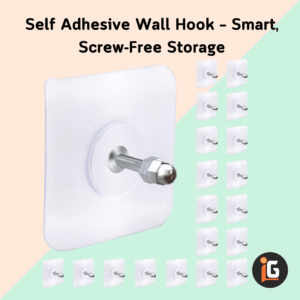 Read more about the article Self Adhesive Wall Hook – Smart, Screw-Free Storage