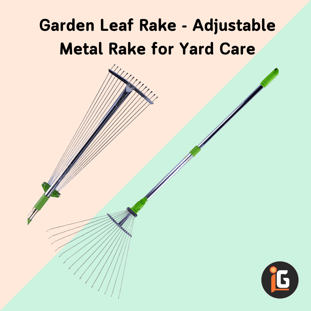 You are currently viewing Garden Leaf Rake – Adjustable Metal Rake for Yard Care