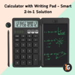 Calculator with Writing Pad – Smart 2-in-1 Solution