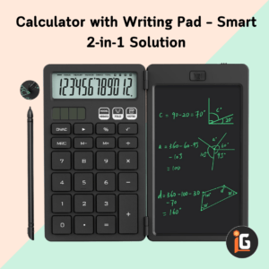 Read more about the article Calculator with Writing Pad – Smart 2-in-1 Solution