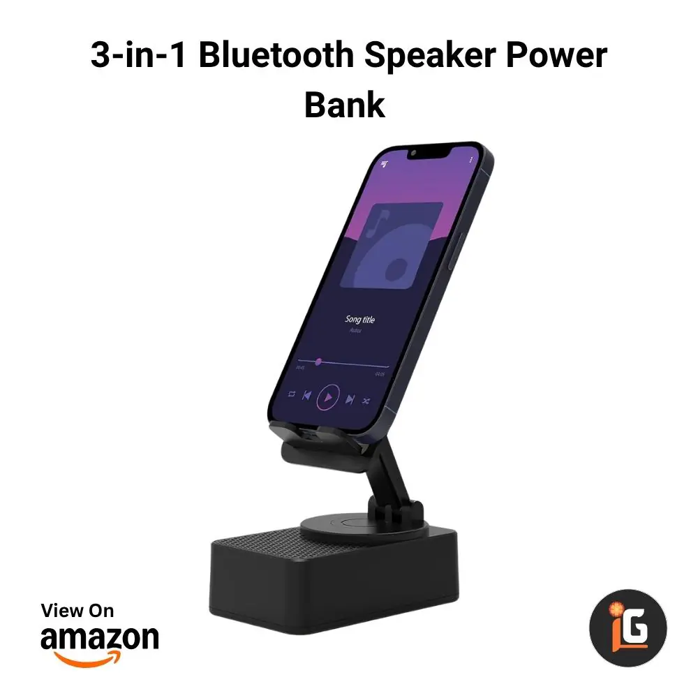 3-in-1 Bluetooth Speaker Power Bank