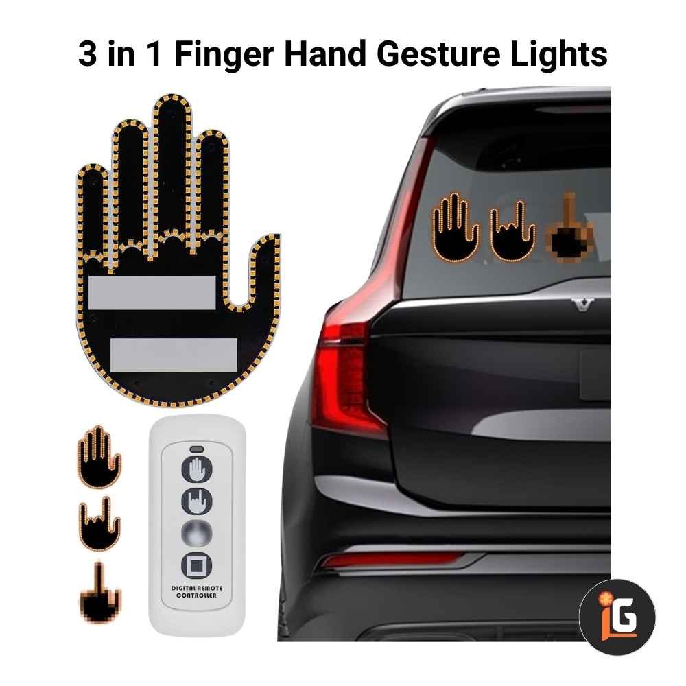 3 in 1 Finger Hand Gesture Lights