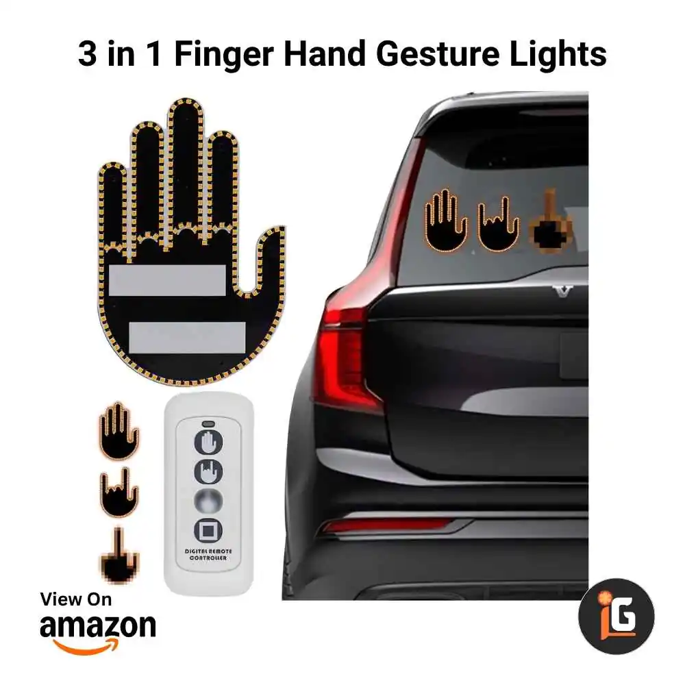 3 in 1 Finger Hand Gesture Lights