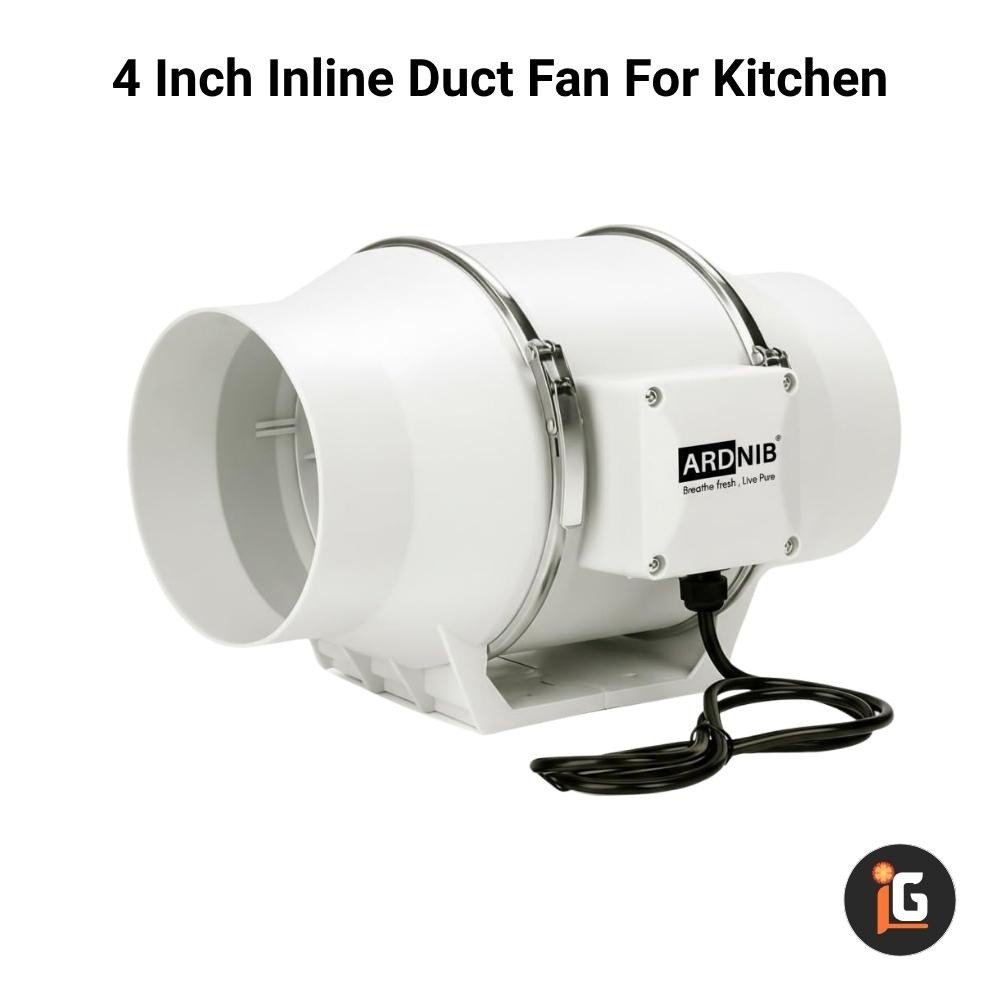 4 Inch Inline Duct Fan For Kitchen