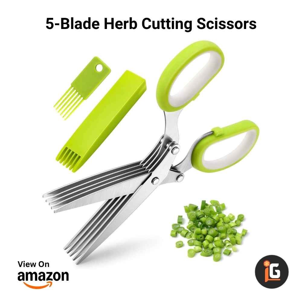 5-Blade Herb Cutting Scissors