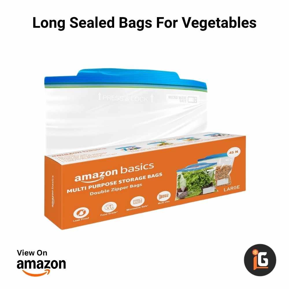 Long Sealed Bags For Vegetables