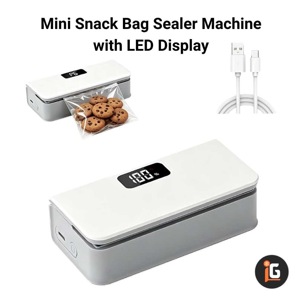 Mini Snack Bag Sealer Machine with LED Display