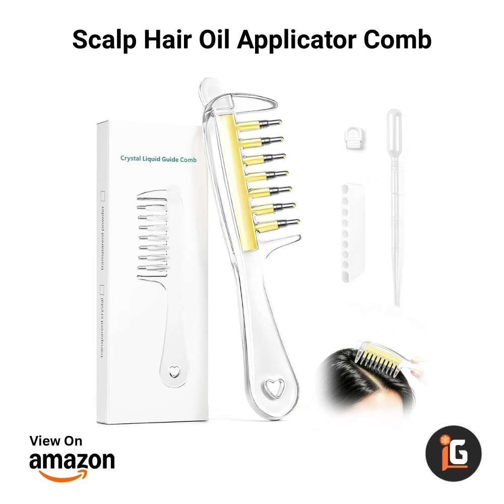 Scalp Hair Oil Applicator Comb
