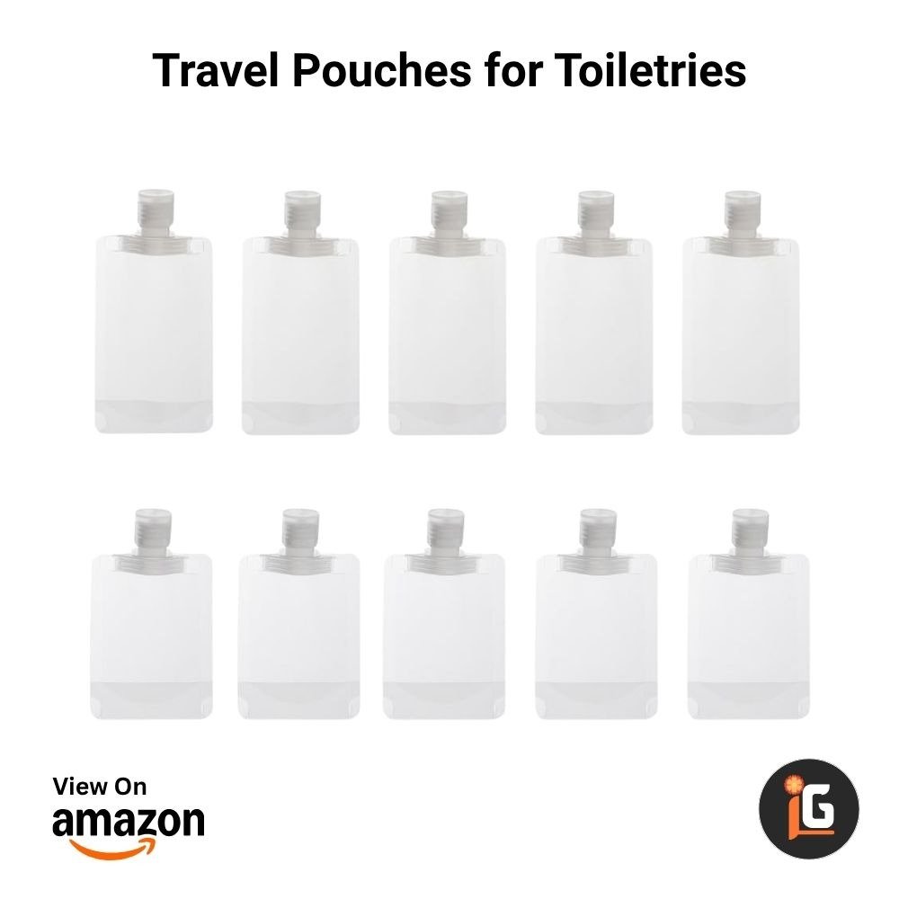 Travel Pouches for Toiletries