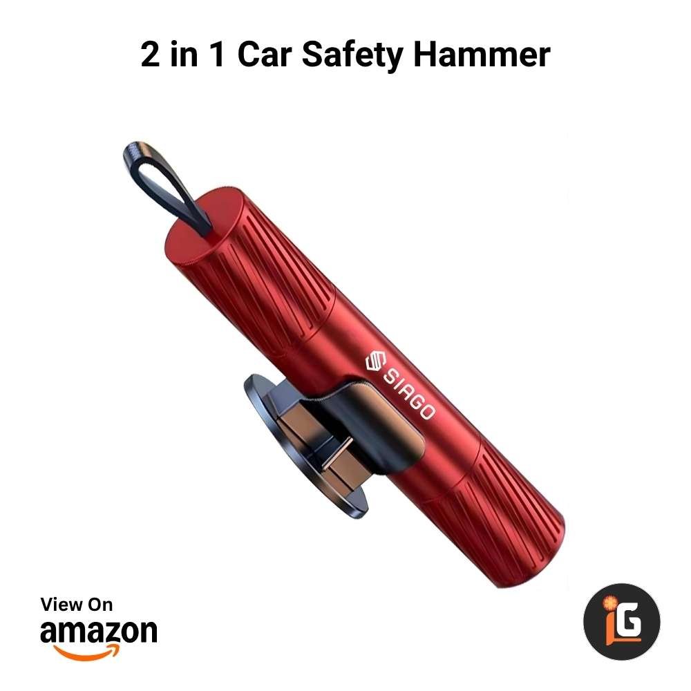 2 in 1 Car Safety Hammer