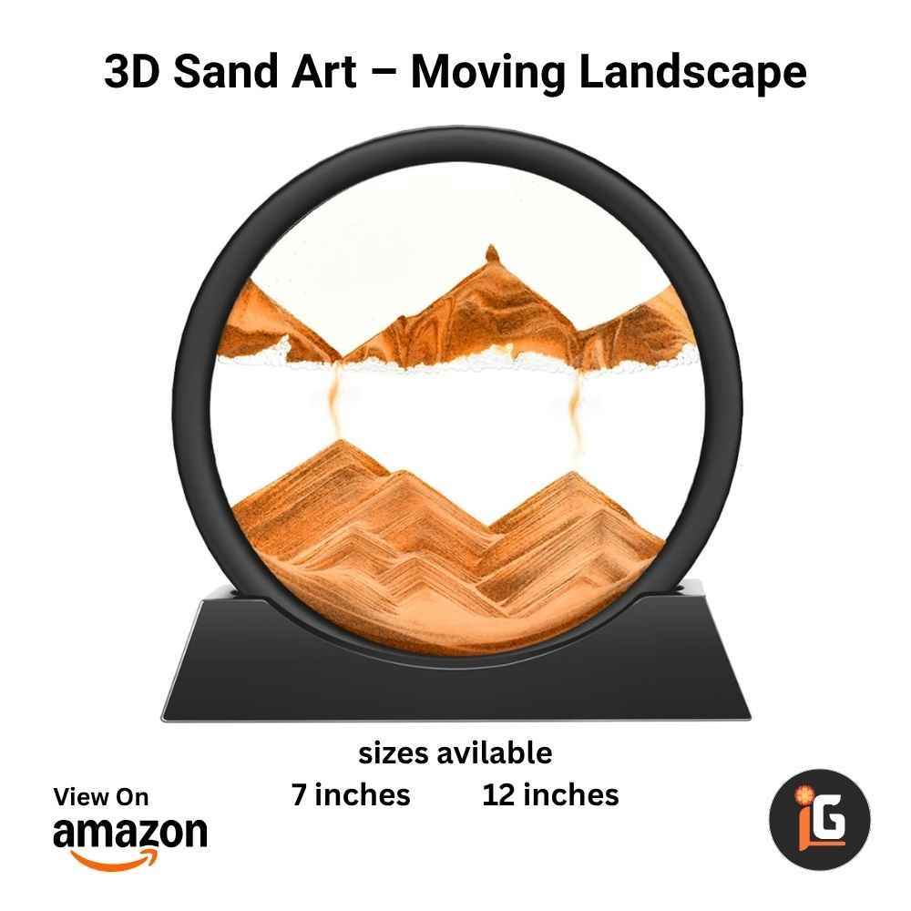 3D Sand Art – Moving Landscape