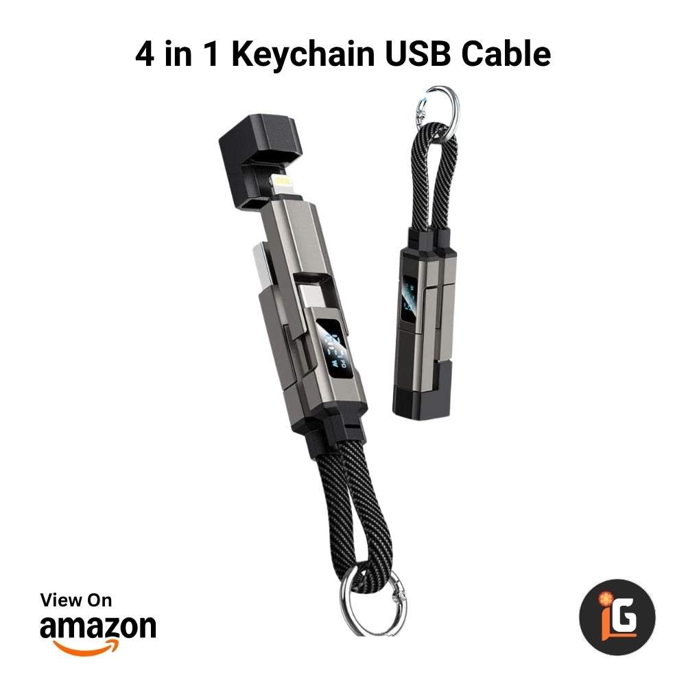4 in 1 Keychain USB Cable
