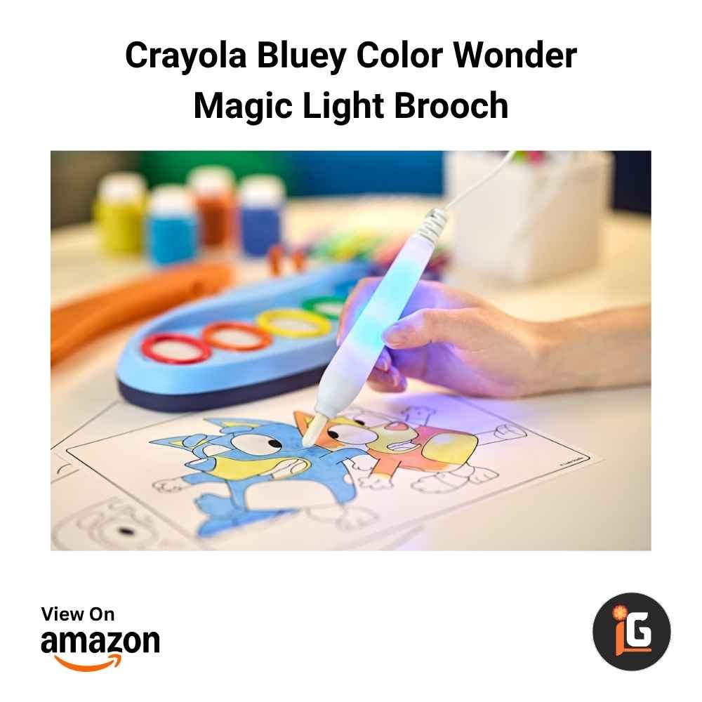 Crayola Bluey Color Wonder Magic Light Brooch