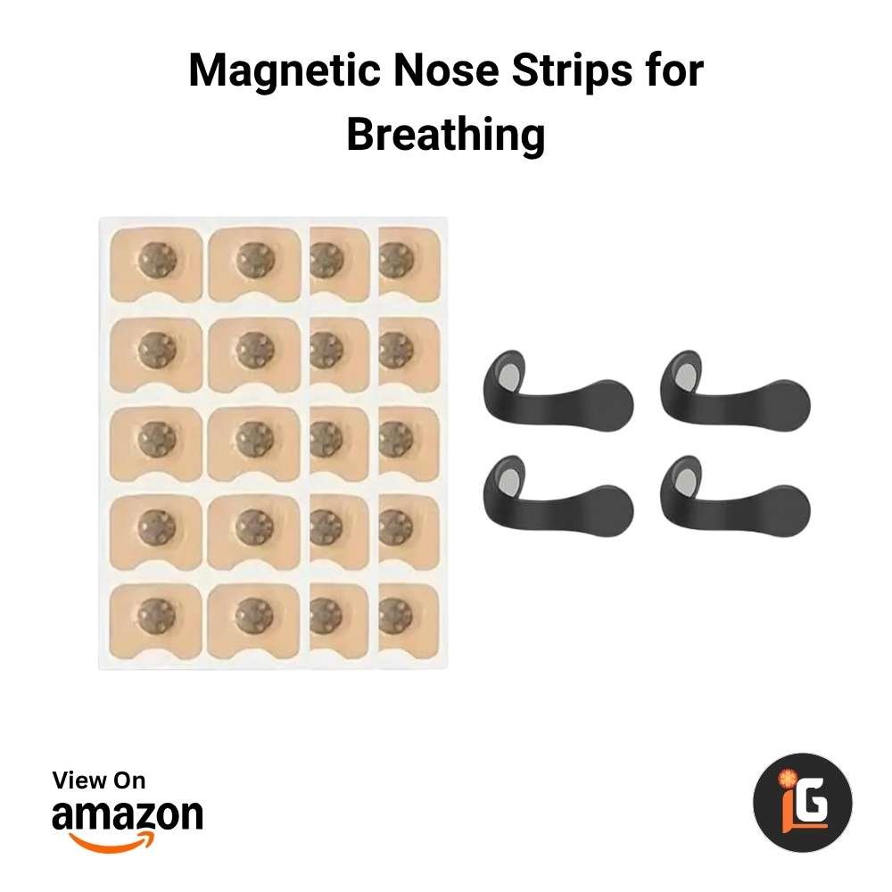 Magnetic Nose Strips for Breathing