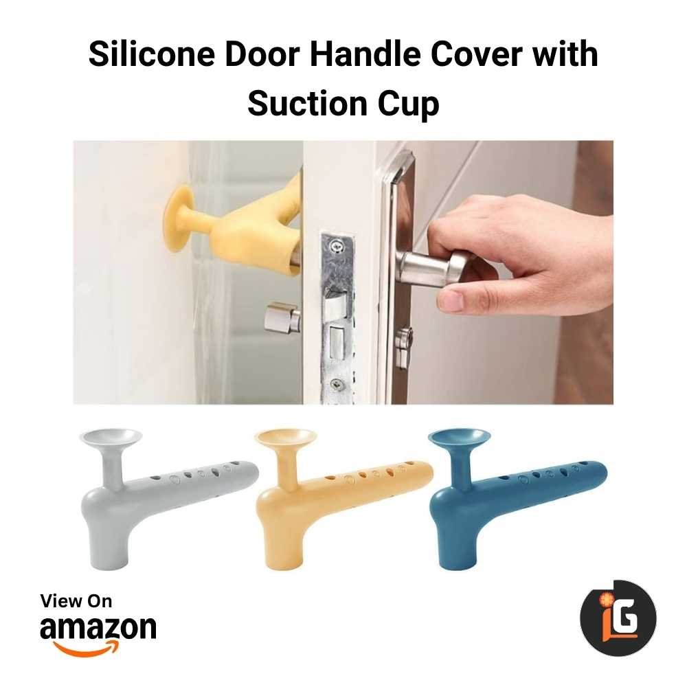 Silicone Door Handle Cover with Suction Cup
