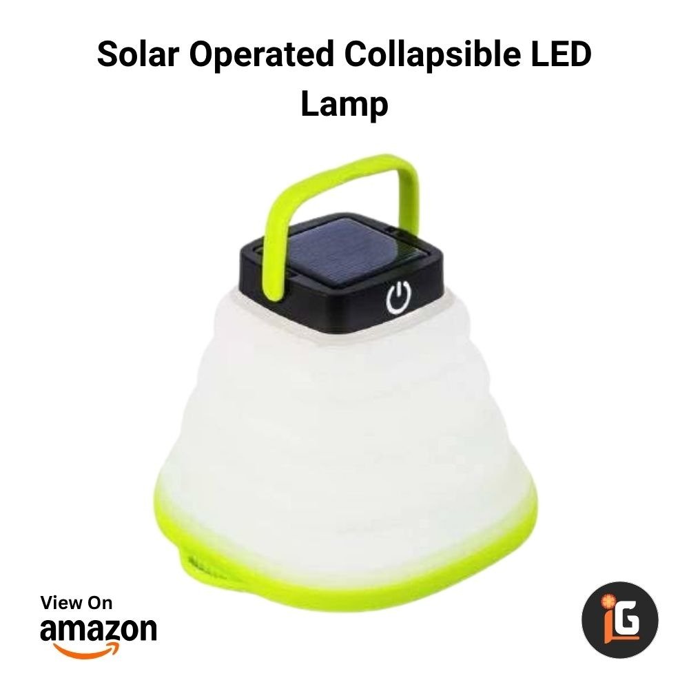 Solar Operated Collapsible LED Lamp