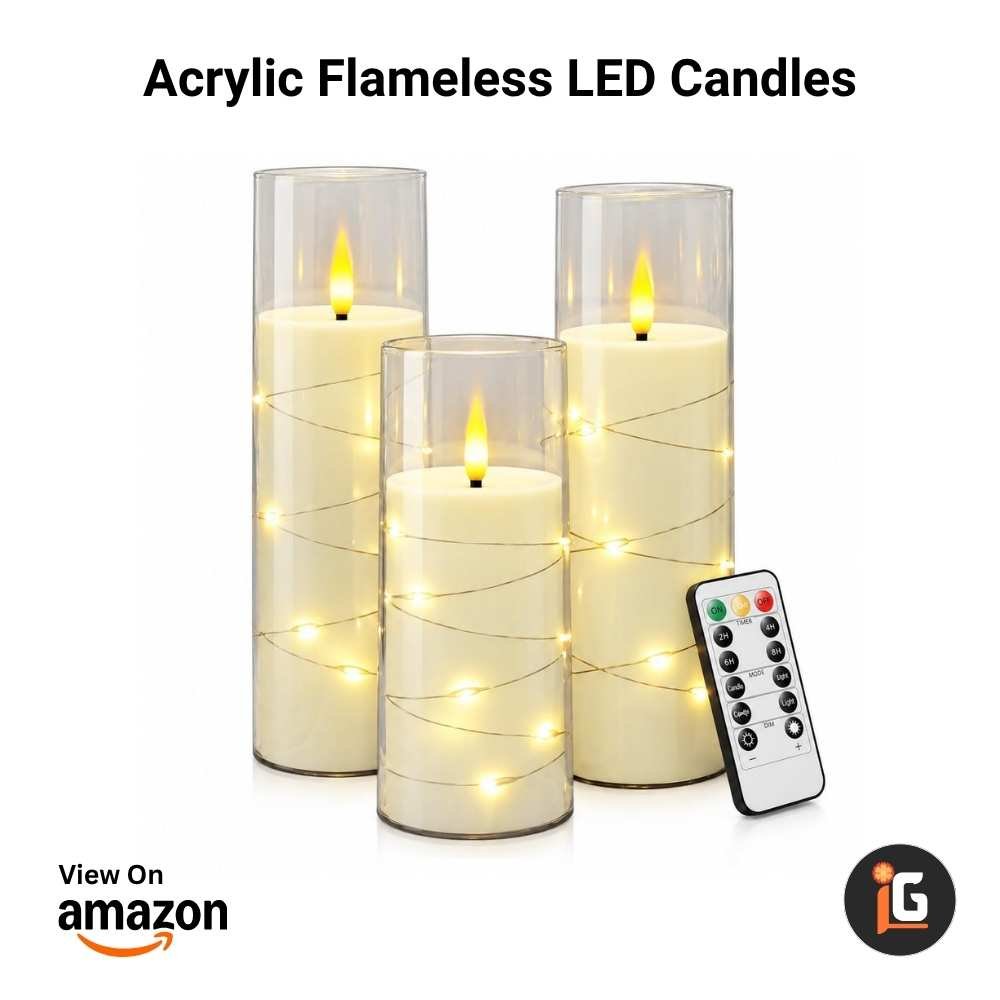 Acrylic Flameless LED Candles