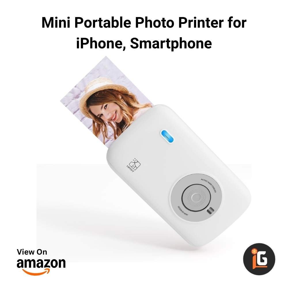Mini Portable Photo Printer for iPhone, Smartphone