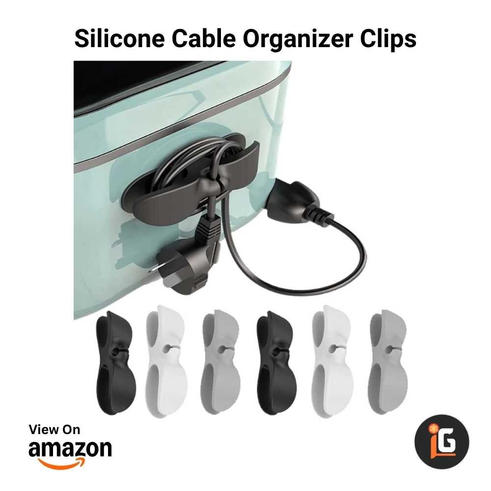 Silicone Cable Organizer Clips