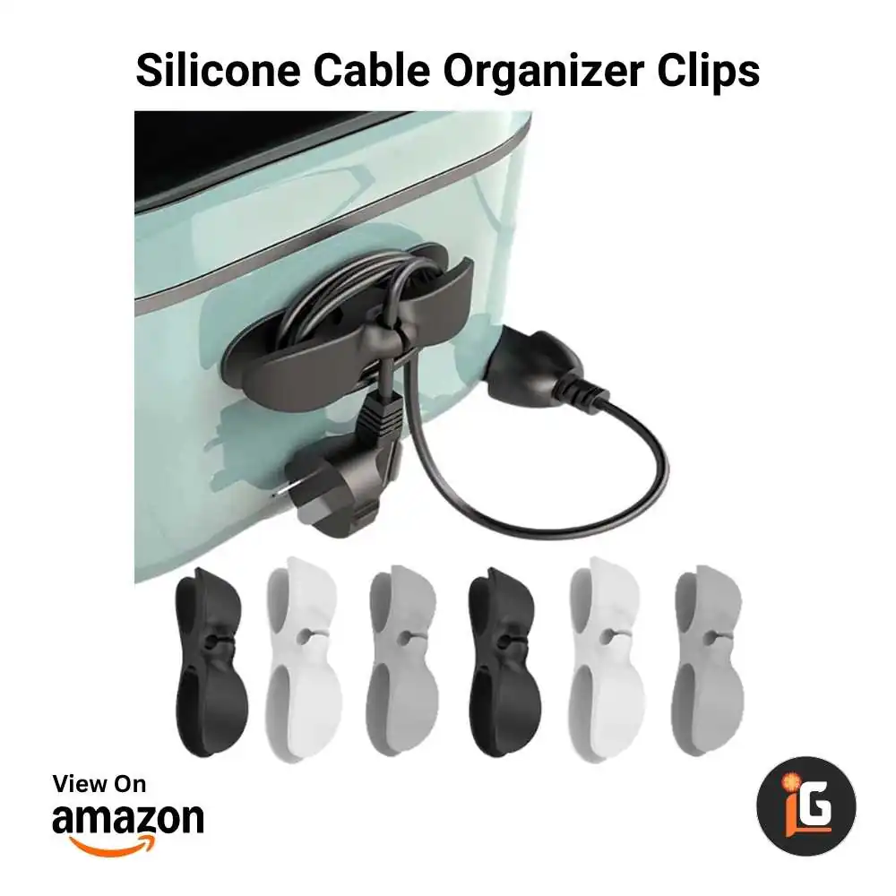 Silicone Cable Organizer Clips