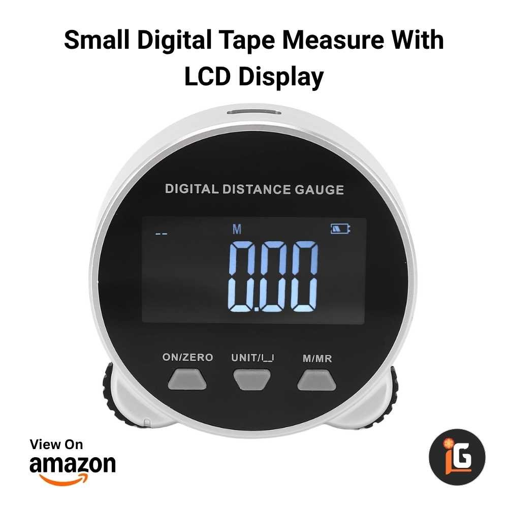 Small Digital Tape Measure With LCD Display