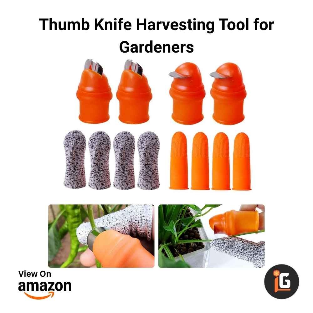 Thumb Knife Harvesting Tool for Gardeners